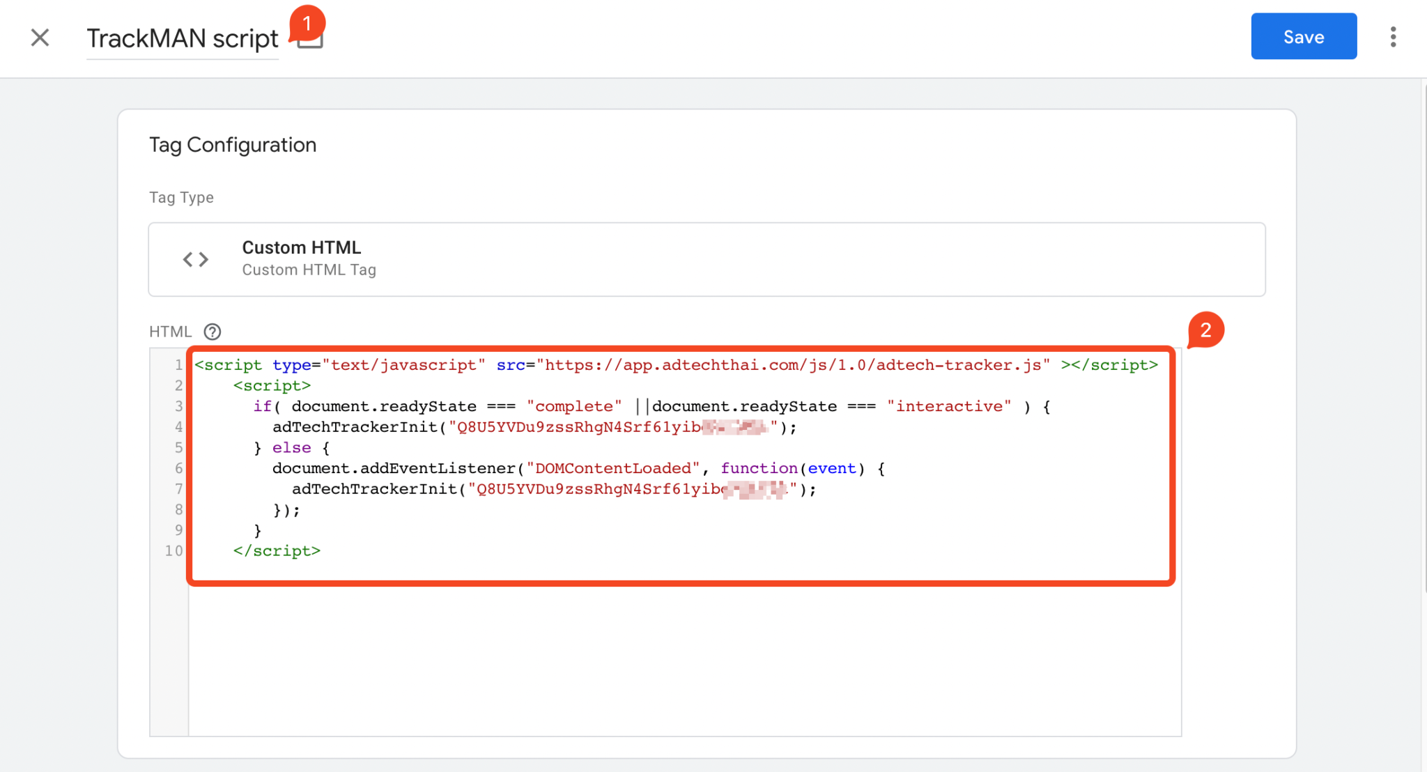วิธีติดตั้ง TrackMan ผ่าน Google Tag Manager (GTM) AdTECHThai